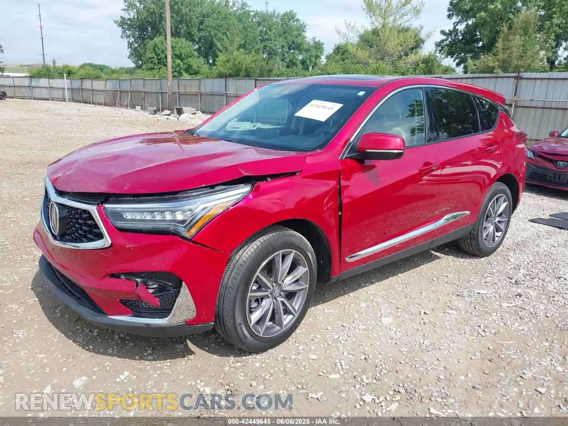 2 Photograph of a damaged car 5J8TC2H56ML031078 ACURA RDX 2021