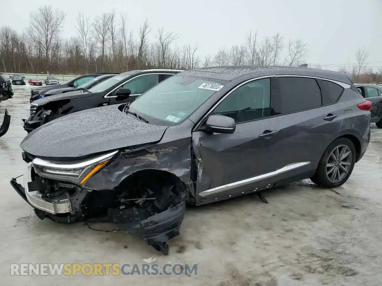1 Photograph of a damaged car 5J8TC2H58ML035231 ACURA RDX 2021