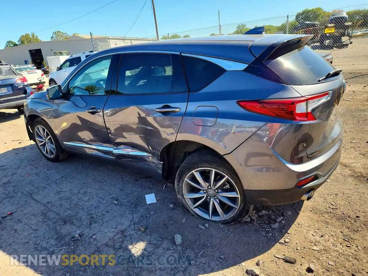 2 fotografías del automóvil dañado 5J8TC2H59ML013707 ACURA RDX 2021
