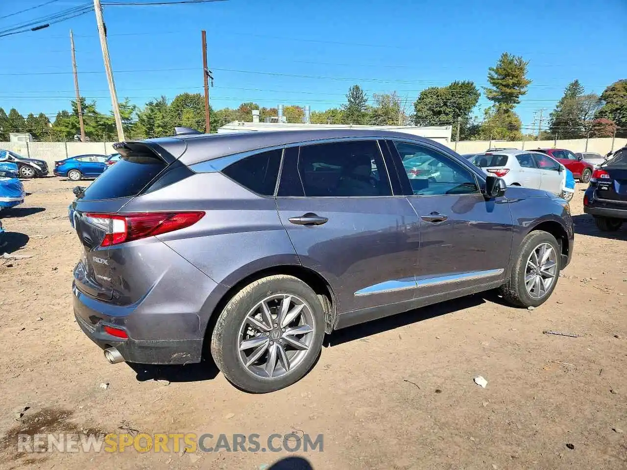 3 fotografías del automóvil dañado 5J8TC2H59ML013707 ACURA RDX 2021