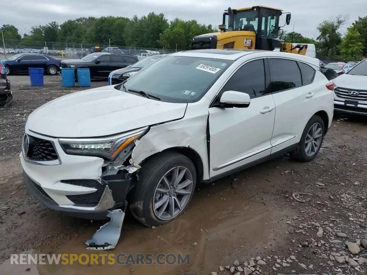 1 Photograph of a damaged car 5J8TC2H59ML023301 ACURA RDX 2021