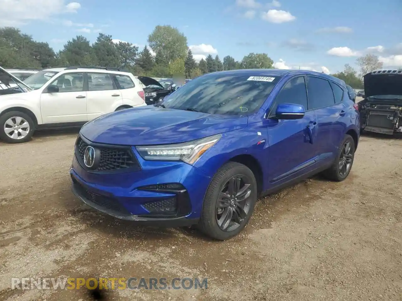 1 Photograph of a damaged car 5J8TC2H60ML009828 ACURA RDX 2021