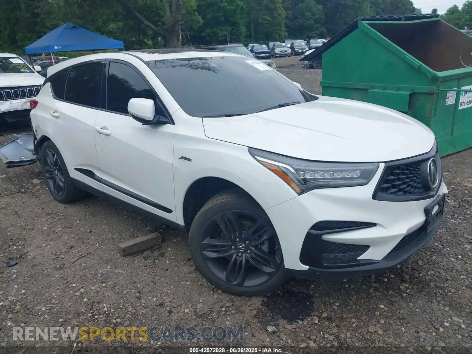 1 Photograph of a damaged car 5J8TC2H60ML039279 ACURA RDX 2021