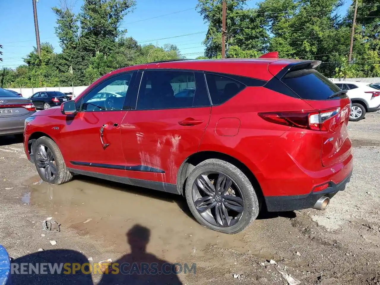 2 fotografías del automóvil dañado 5J8TC2H60ML044370 ACURA RDX 2021