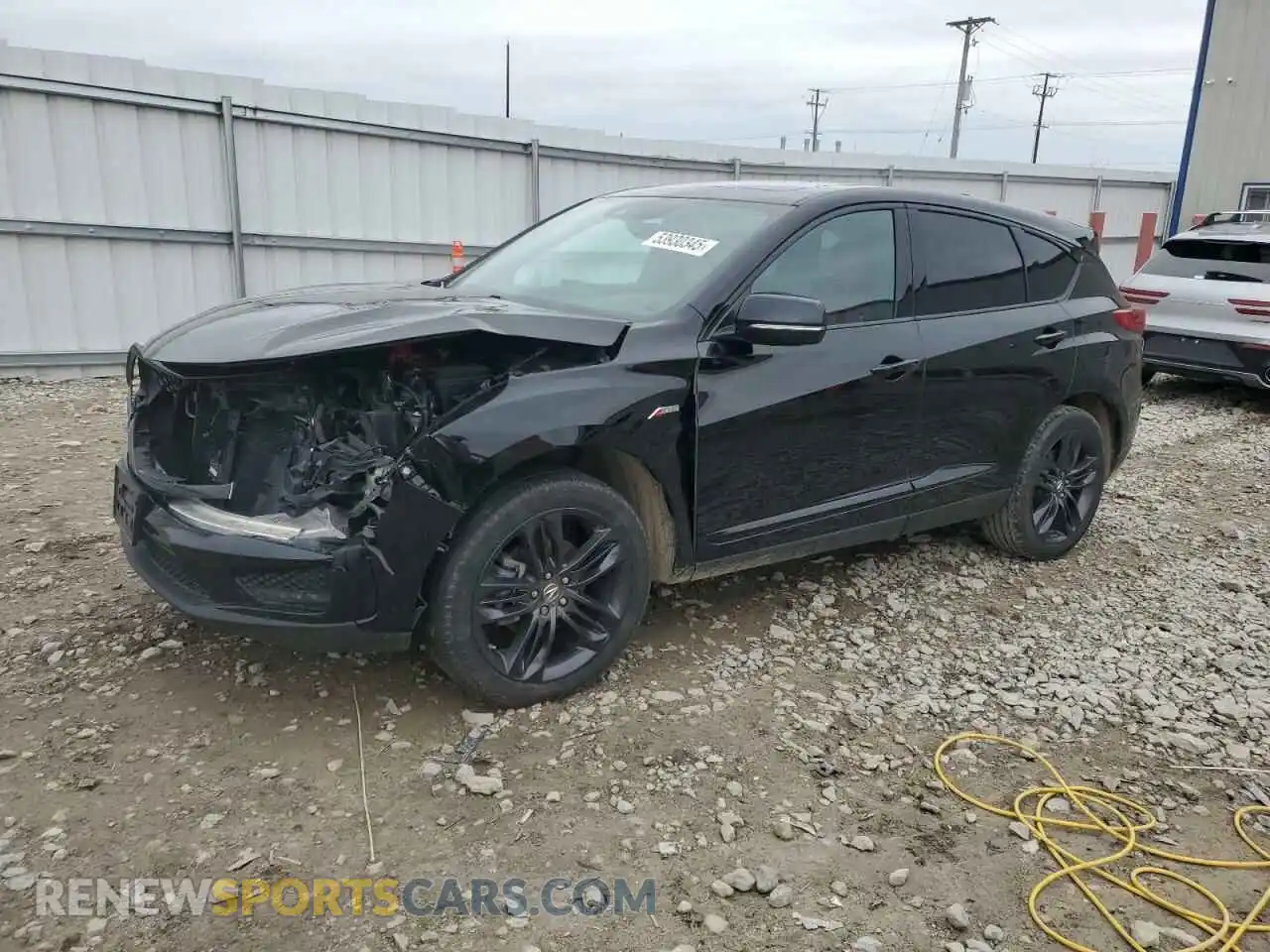 1 Photograph of a damaged car 5J8TC2H61ML040764 ACURA RDX 2021