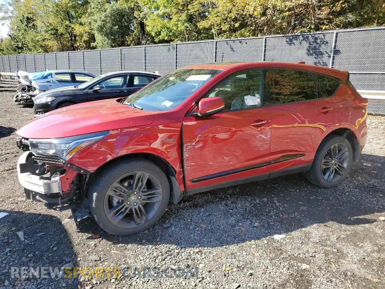 1 Photograph of a damaged car 5J8TC2H62ML025805 ACURA RDX 2021