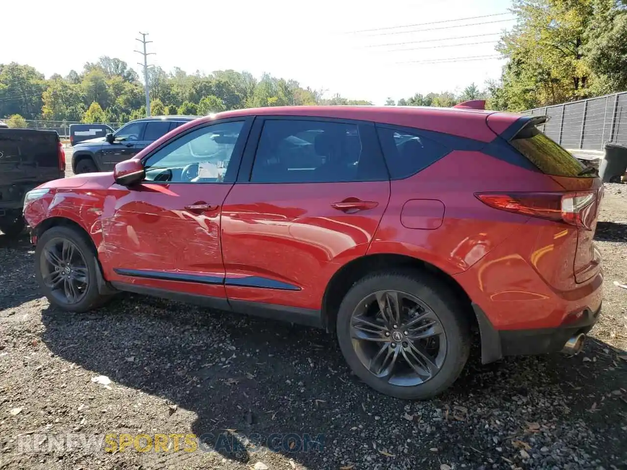 2 Photograph of a damaged car 5J8TC2H62ML025805 ACURA RDX 2021