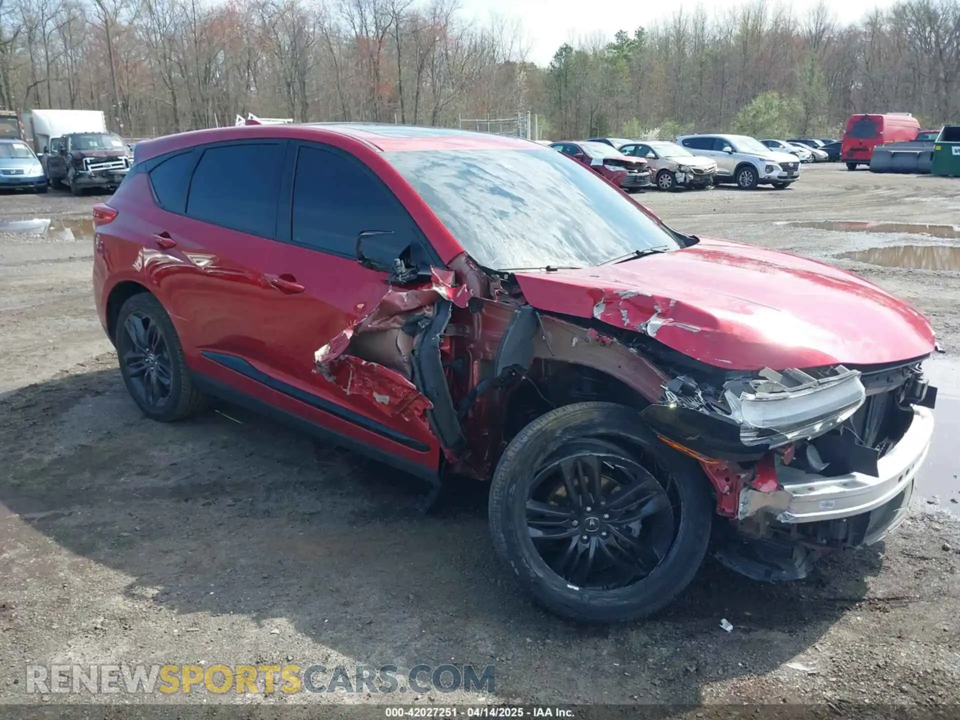 1 Photograph of a damaged car 5J8TC2H62ML035346 ACURA RDX 2021