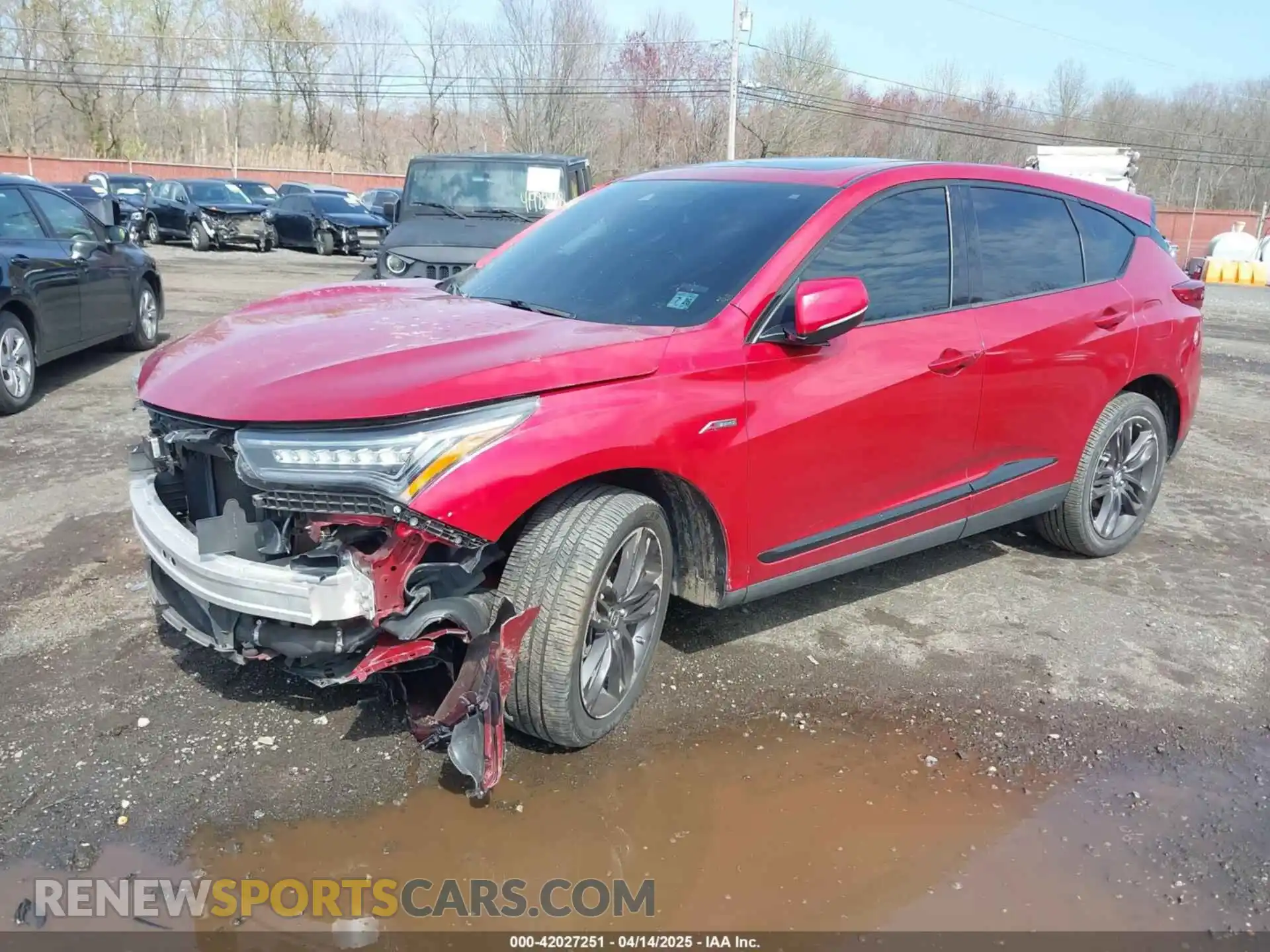 2 Photograph of a damaged car 5J8TC2H62ML035346 ACURA RDX 2021