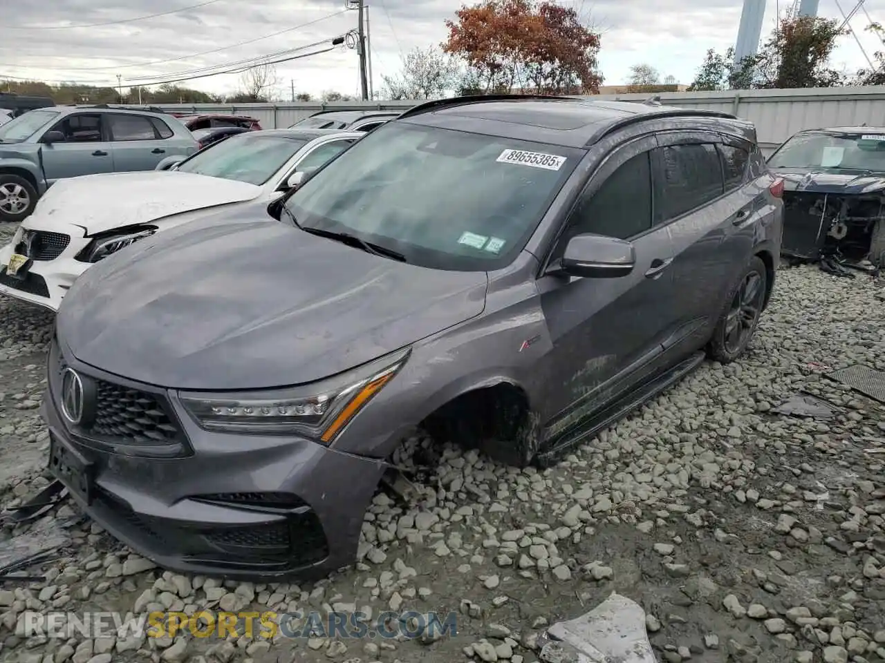 1 Photograph of a damaged car 5J8TC2H62ML042975 ACURA RDX 2021
