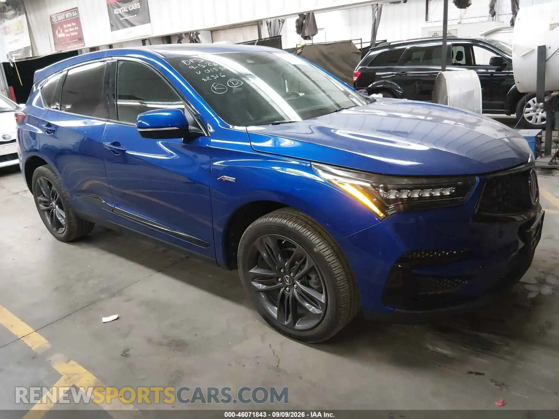 1 Photograph of a damaged car 5J8TC2H63ML045528 ACURA RDX 2021
