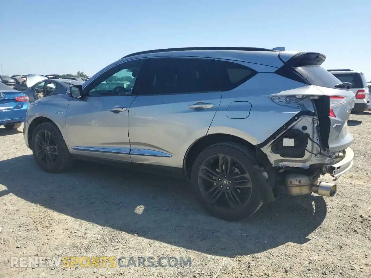 2 Photograph of a damaged car 5J8TC2H64ML000095 ACURA RDX 2021