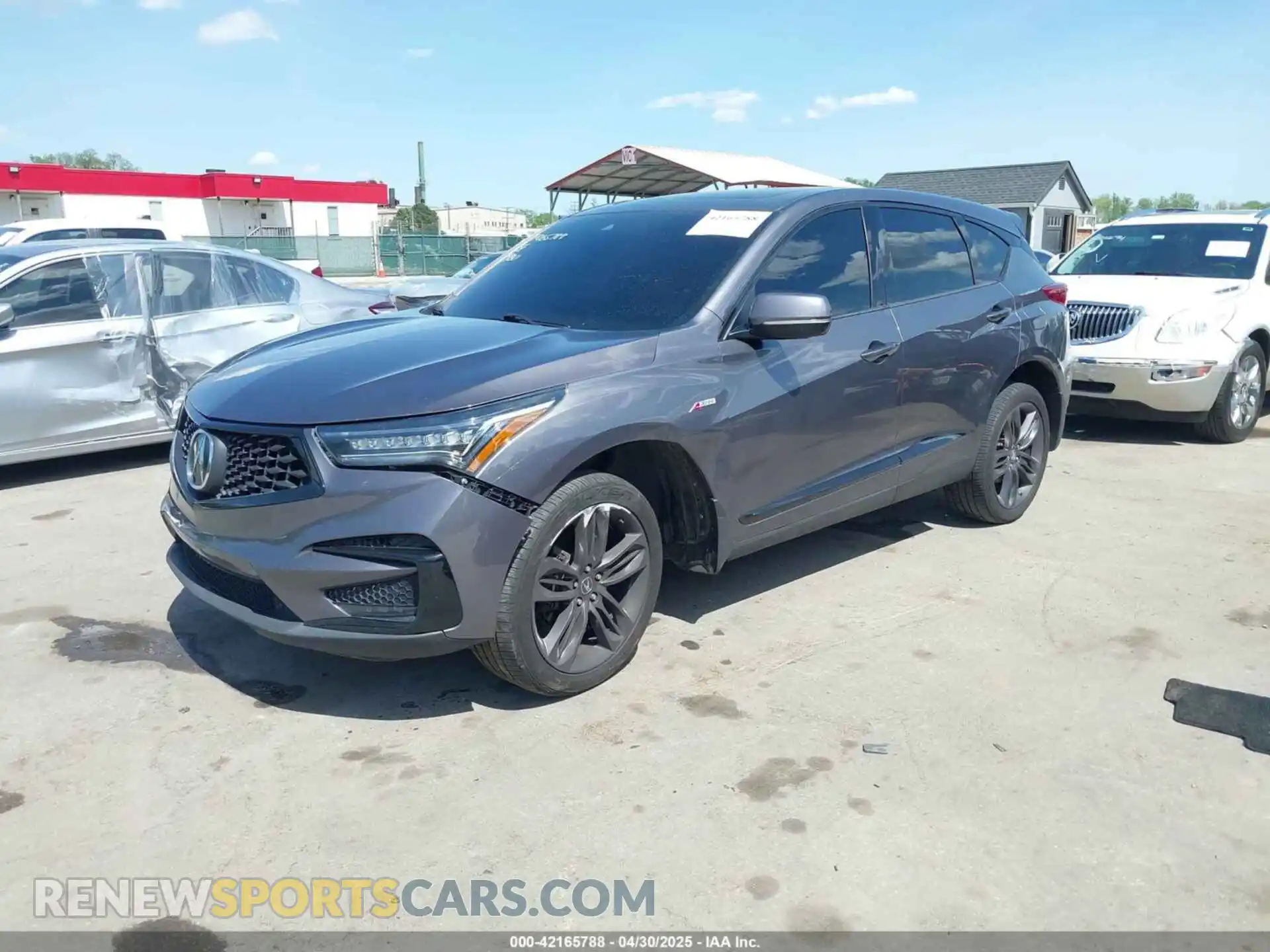 2 Photograph of a damaged car 5J8TC2H65ML001269 ACURA RDX 2021