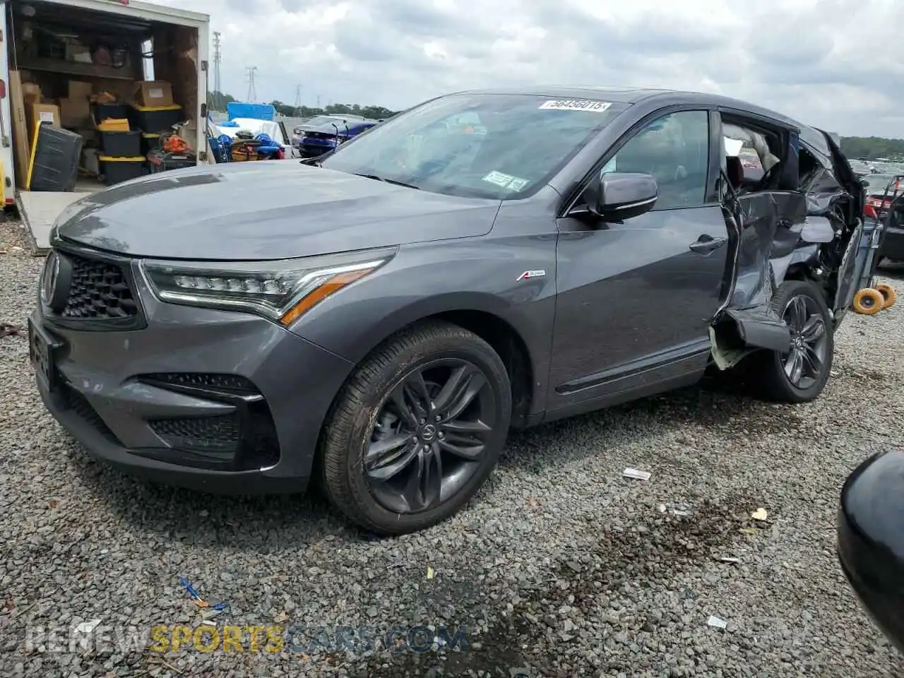 1 Photograph of a damaged car 5J8TC2H65ML049208 ACURA RDX 2021