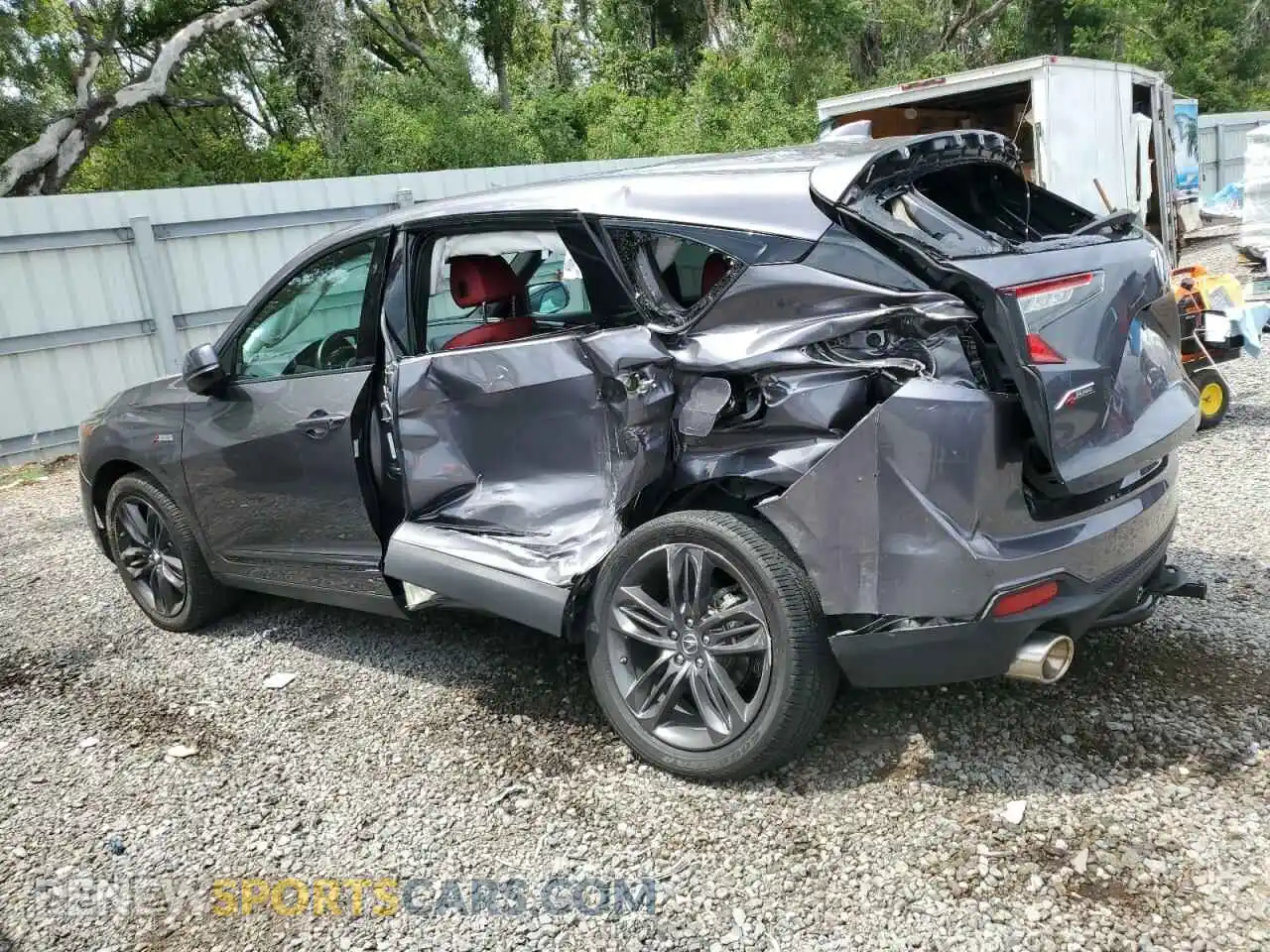 2 Photograph of a damaged car 5J8TC2H65ML049208 ACURA RDX 2021