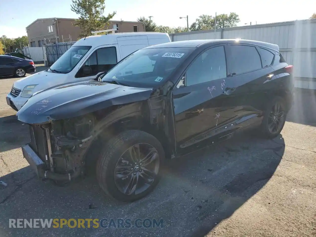 1 Photograph of a damaged car 5J8TC2H66ML008652 ACURA RDX 2021