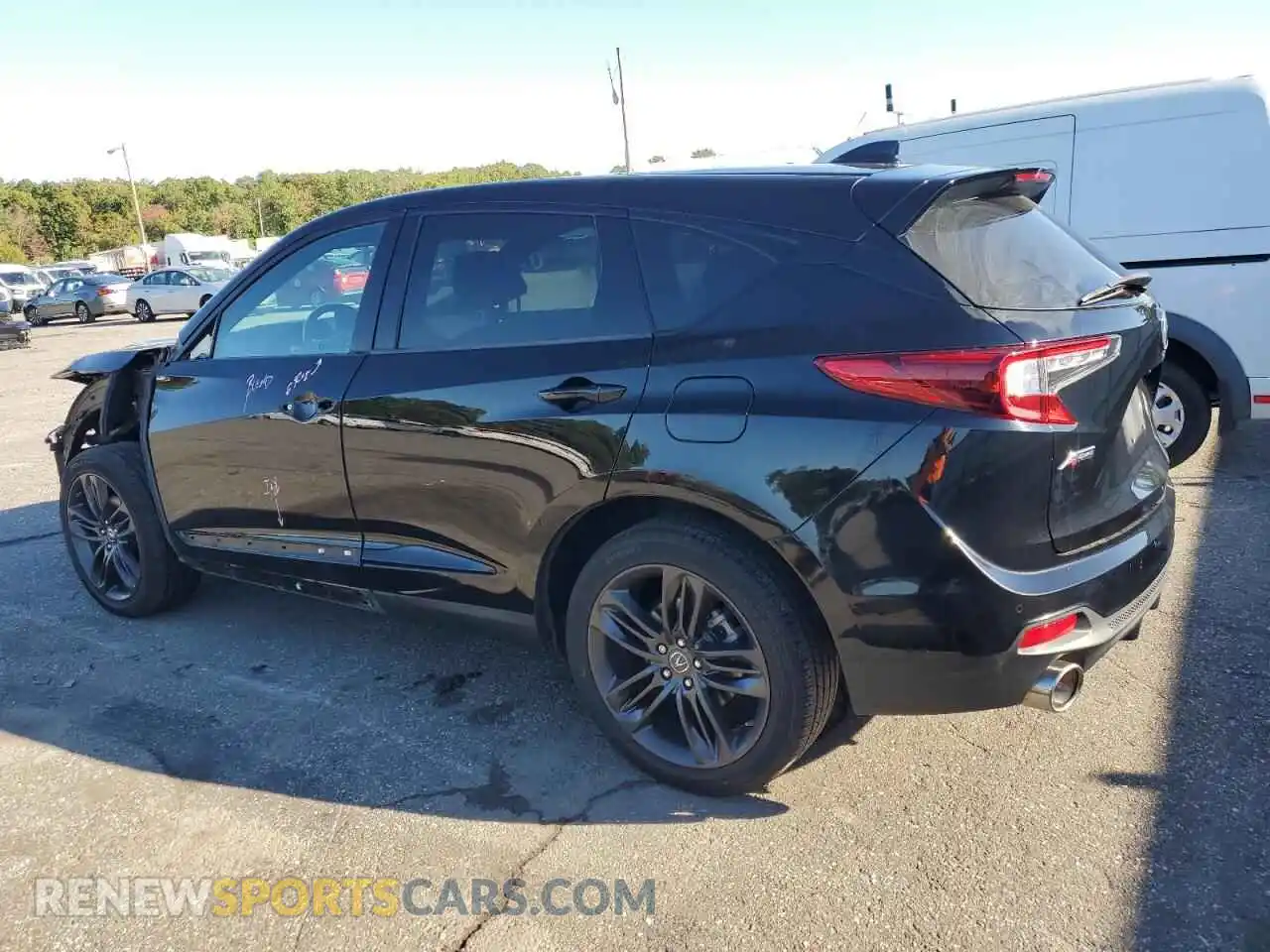2 Photograph of a damaged car 5J8TC2H66ML008652 ACURA RDX 2021