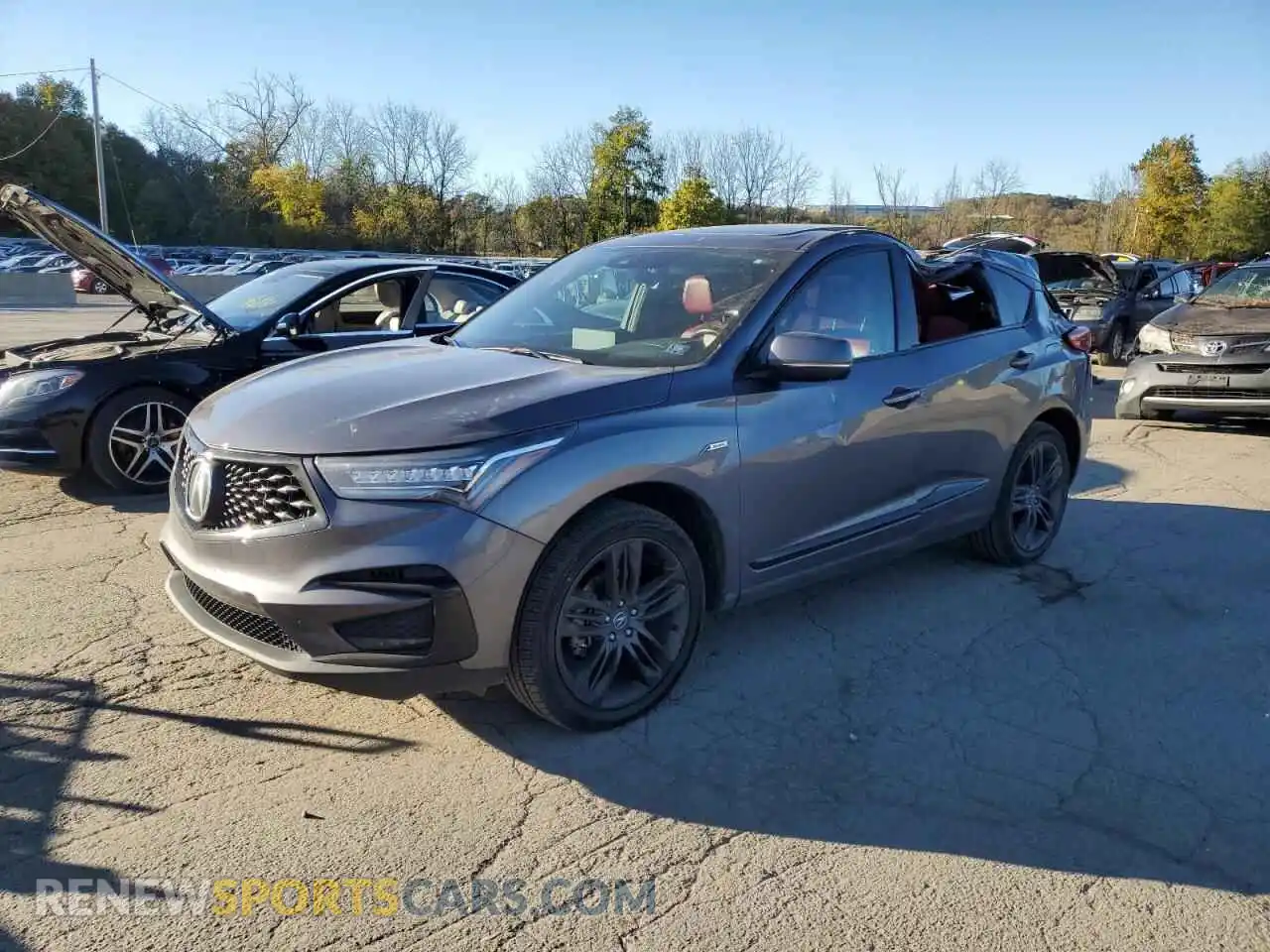 1 Photograph of a damaged car 5J8TC2H67ML046052 ACURA RDX 2021