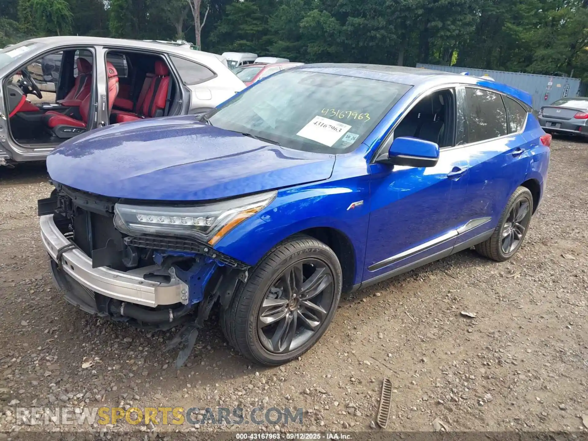 2 Photograph of a damaged car 5J8TC2H68ML042219 ACURA RDX 2021