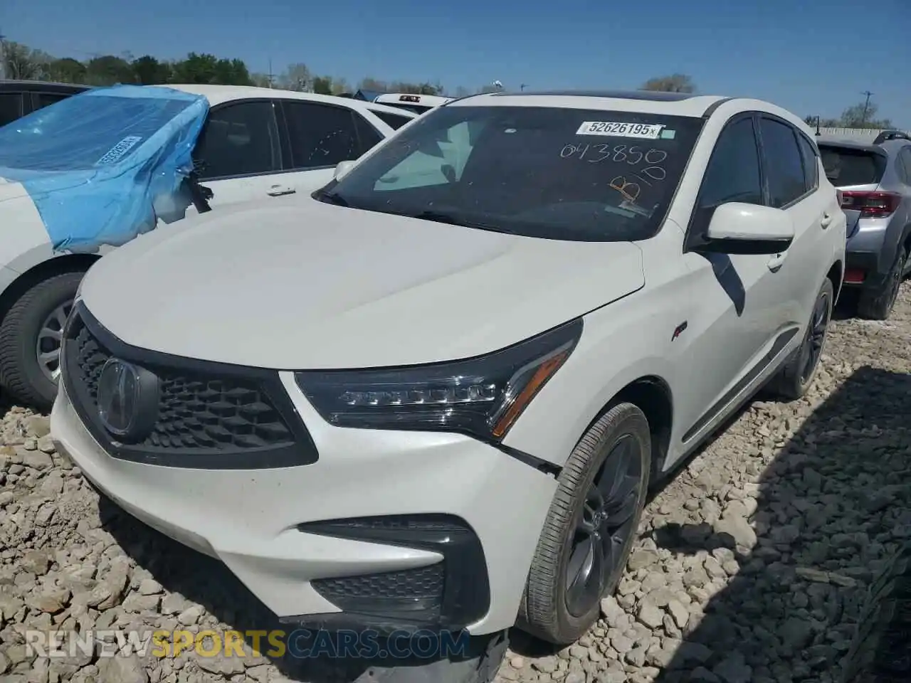 1 Photograph of a damaged car 5J8TC2H69ML043850 ACURA RDX 2021