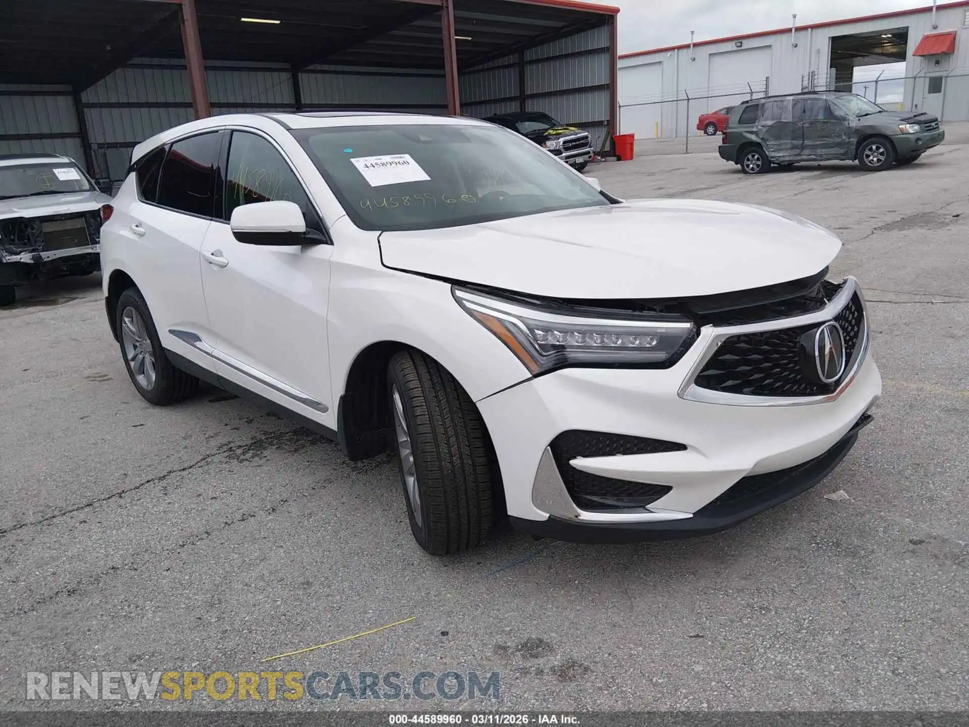 1 Photograph of a damaged car 5J8TC2H70ML015749 ACURA RDX 2021