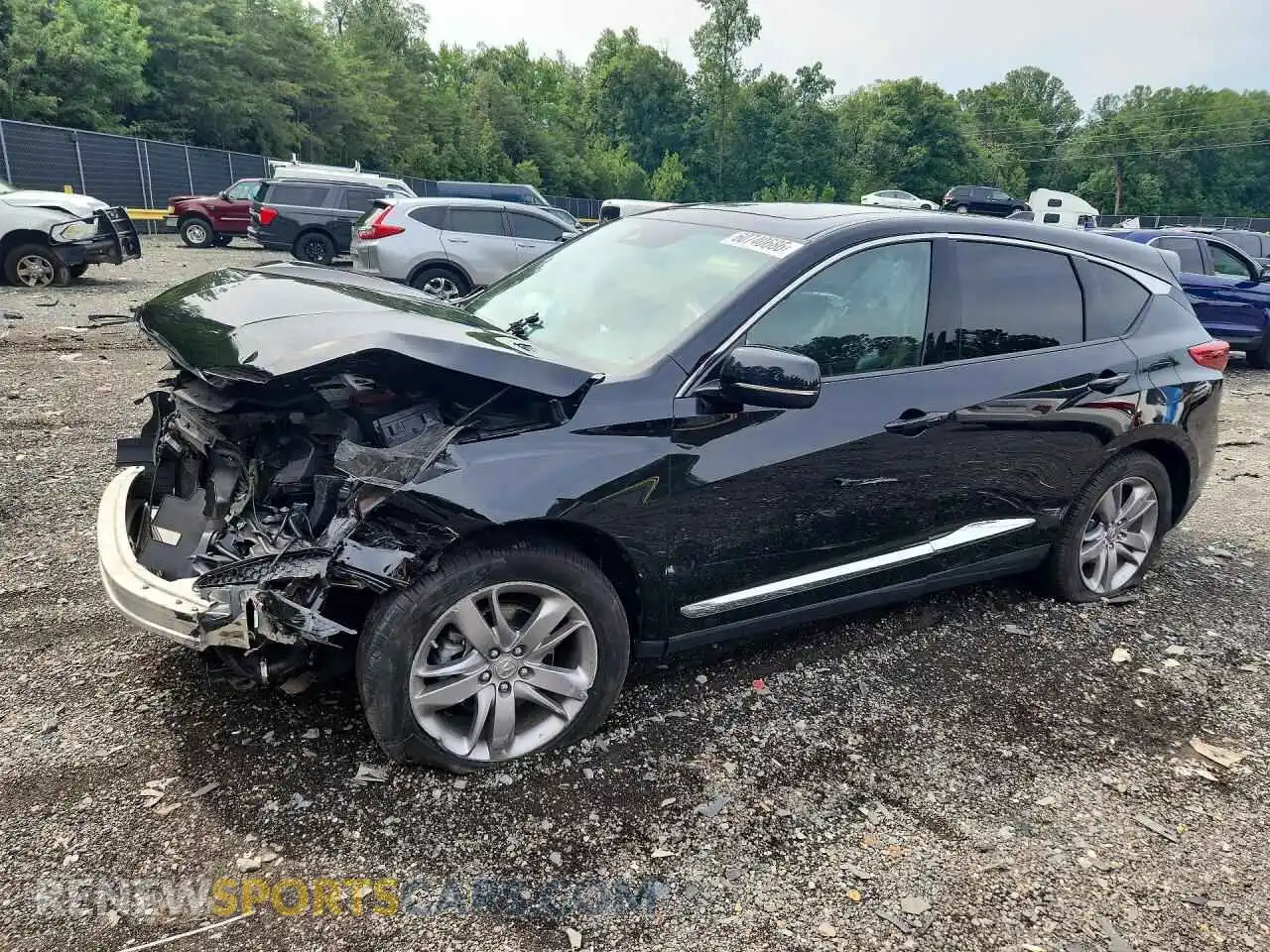 1 Photograph of a damaged car 5J8TC2H74ML002423 ACURA RDX 2021