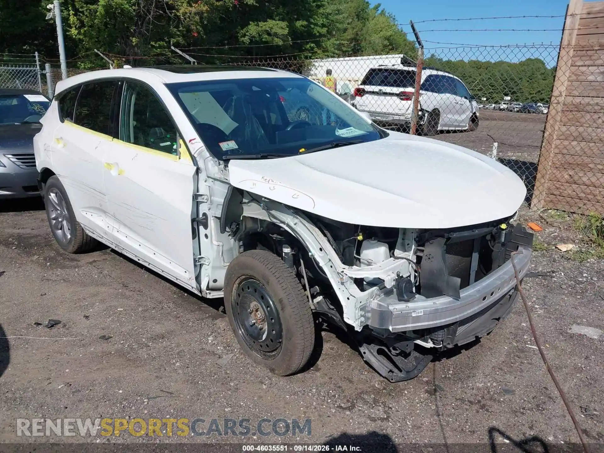 1 Photograph of a damaged car 5J8TC2H74ML018881 ACURA RDX 2021