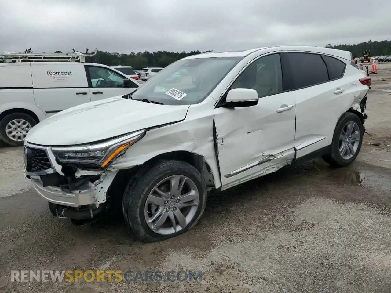 1 Photograph of a damaged car 5J8TC2H75ML023040 ACURA RDX 2021