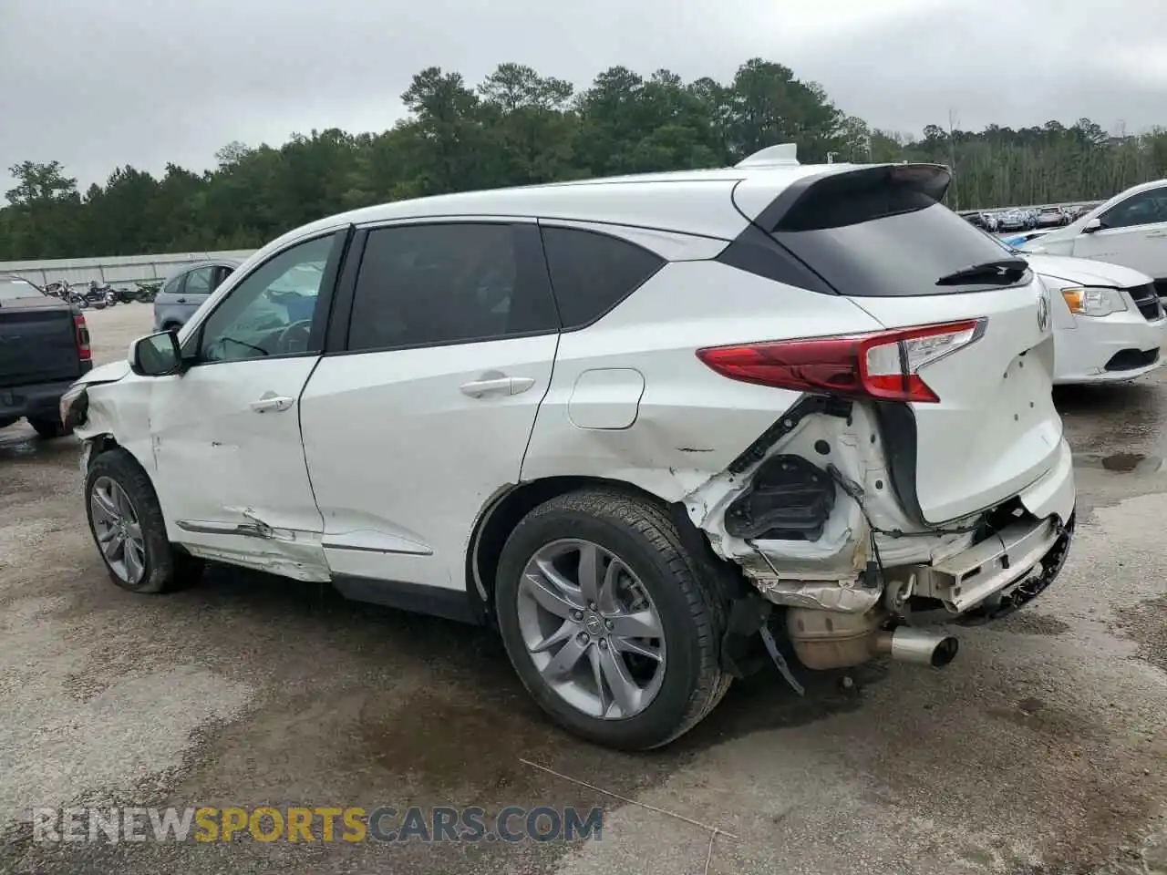 2 Photograph of a damaged car 5J8TC2H75ML023040 ACURA RDX 2021