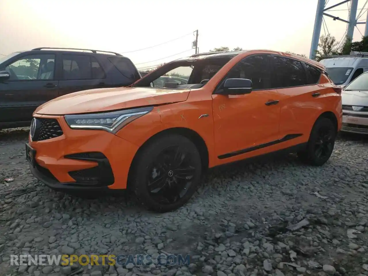 1 Photograph of a damaged car 5J8TC2H76MY000126 ACURA RDX 2021
