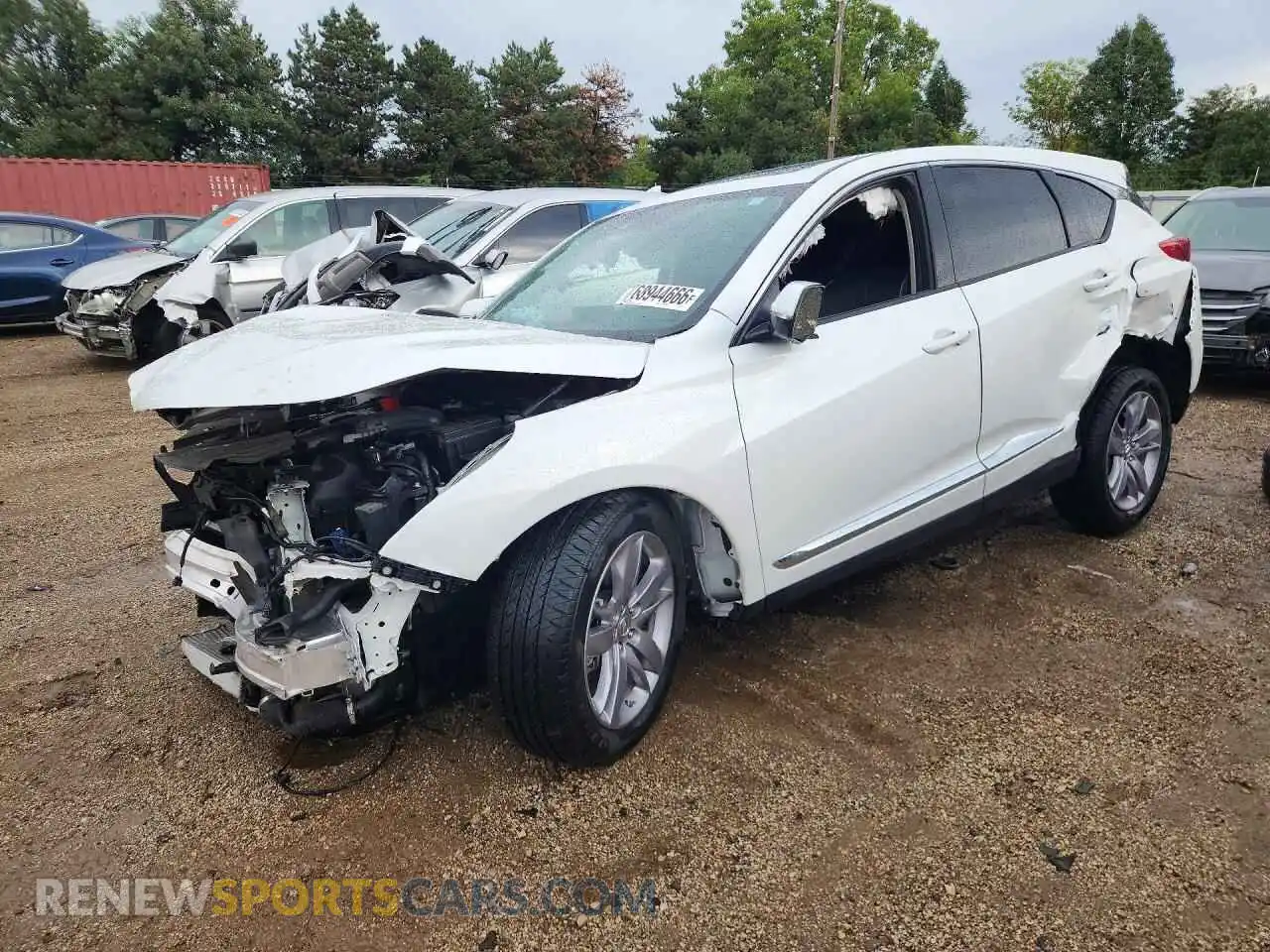1 Photograph of a damaged car 5J8TC2H77ML011777 ACURA RDX 2021