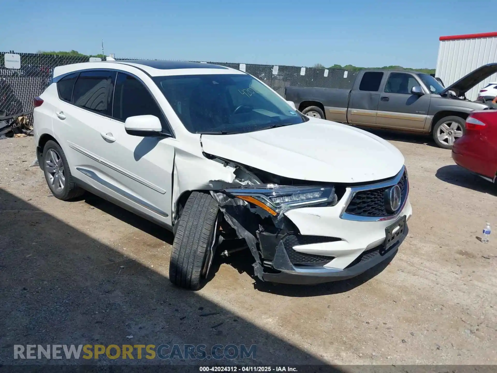 1 Photograph of a damaged car 5J8TC2H78ML018933 ACURA RDX 2021