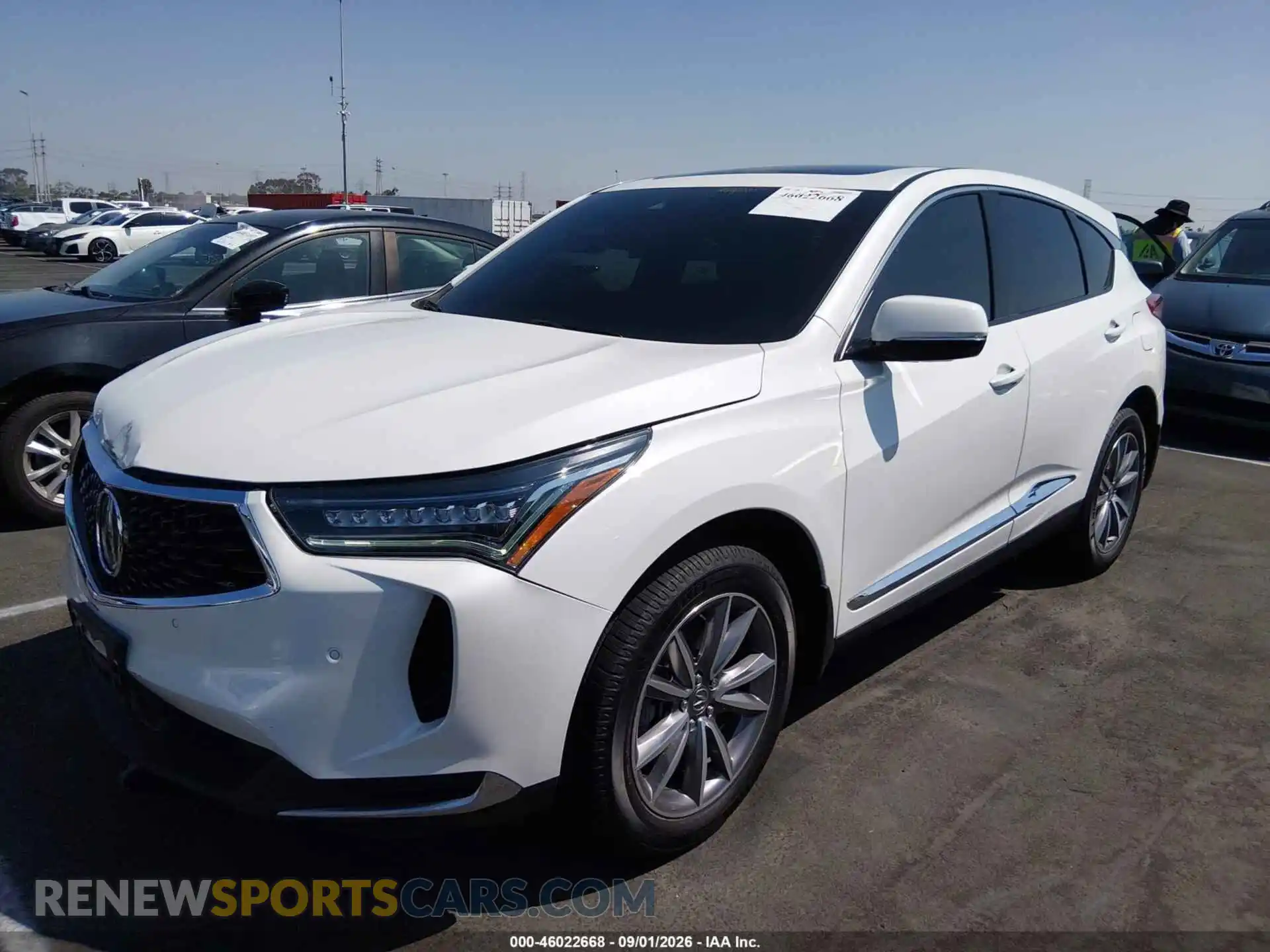 2 fotografías del automóvil dañado 5J8TC1H50PL008281 ACURA RDX 2023
