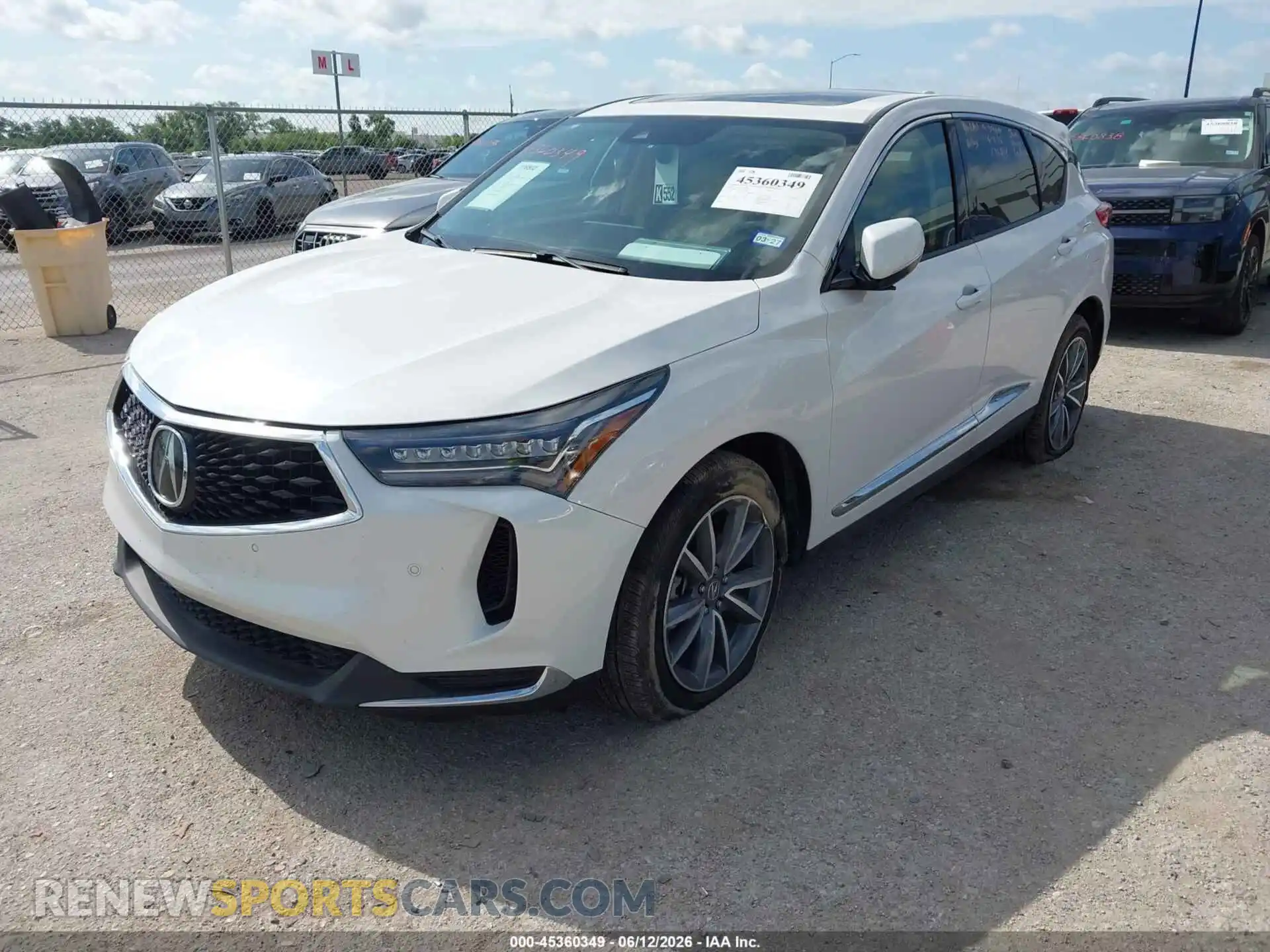 2 Photograph of a damaged car 5J8TC1H55PL003786 ACURA RDX 2023
