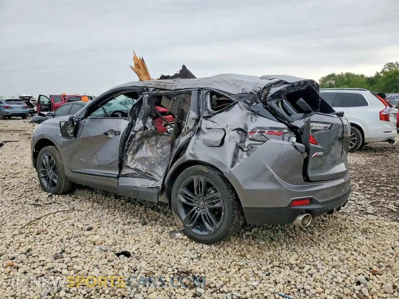 2 Photograph of a damaged car 5J8TC2H66PL021034 ACURA RDX 2023