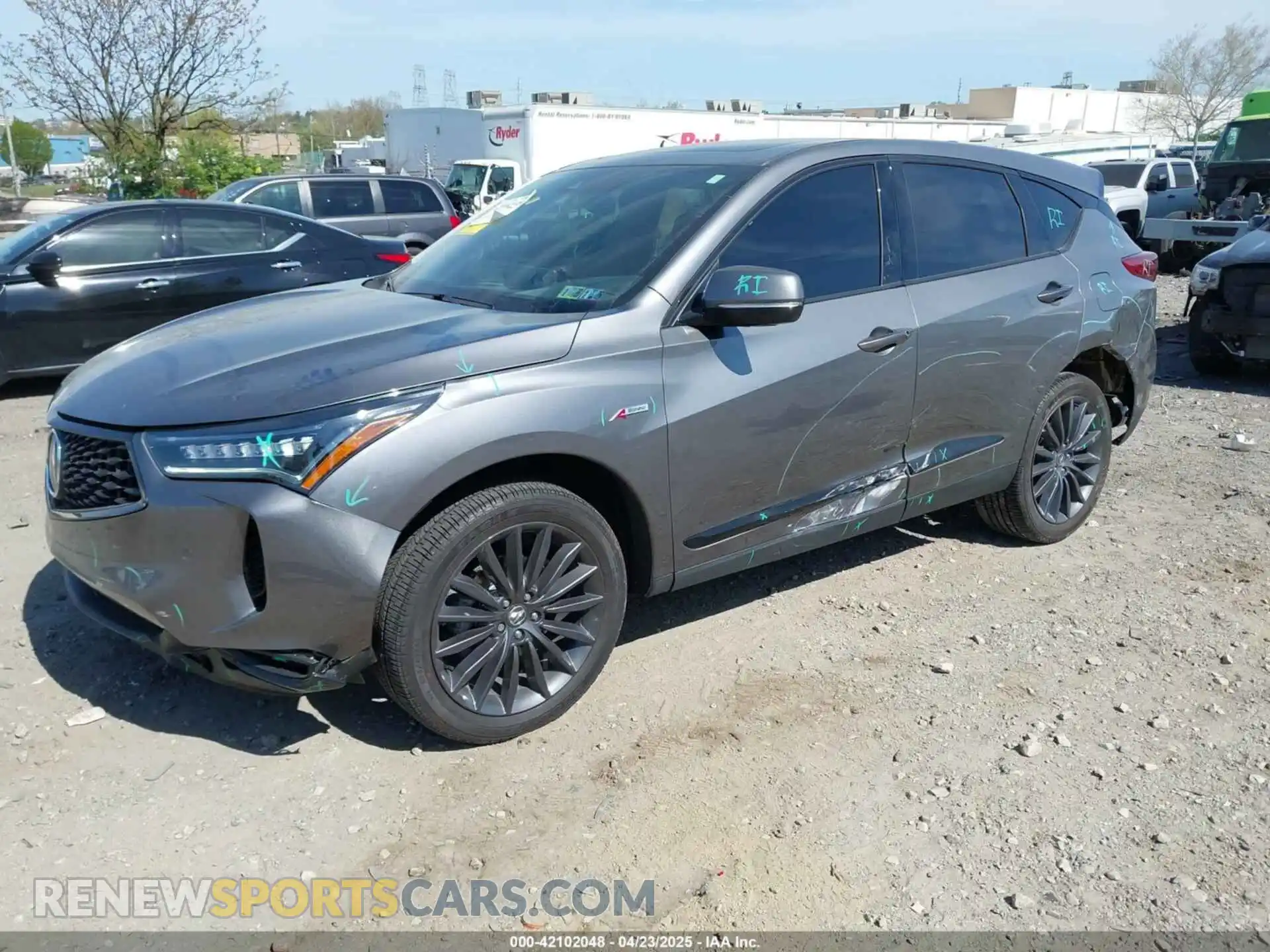 2 Photograph of a damaged car 5J8TC2H8XPL013018 ACURA RDX 2023