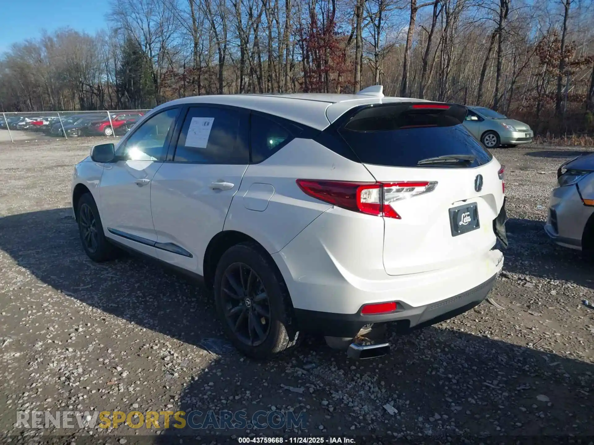 3 fotografías del automóvil dañado 5J8TC2H43SL034198 ACURA RDX 2025