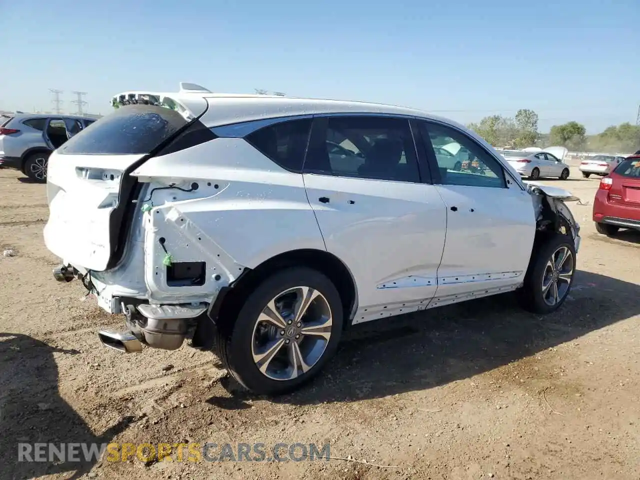 3 fotografías del automóvil dañado 5J8TC2H54SL022618 ACURA RDX 2025