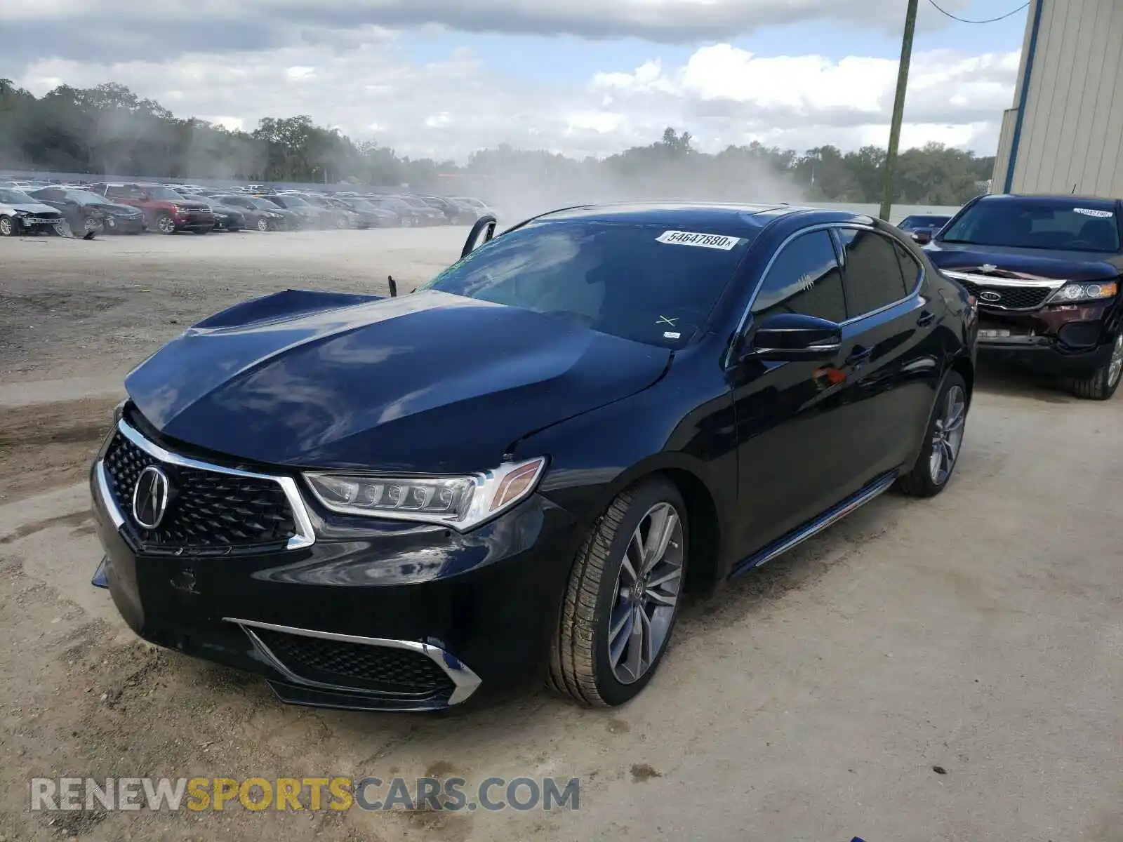 2 Photograph of a damaged car 19UUB2F40KA001715 ACURA TLX 2019