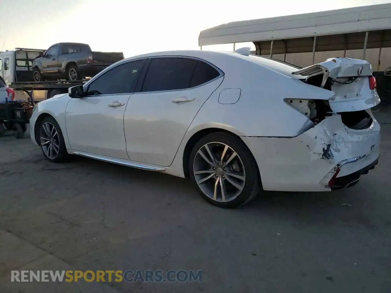 2 Photograph of a damaged car 19UUB2F48KA007732 ACURA TLX 2019
