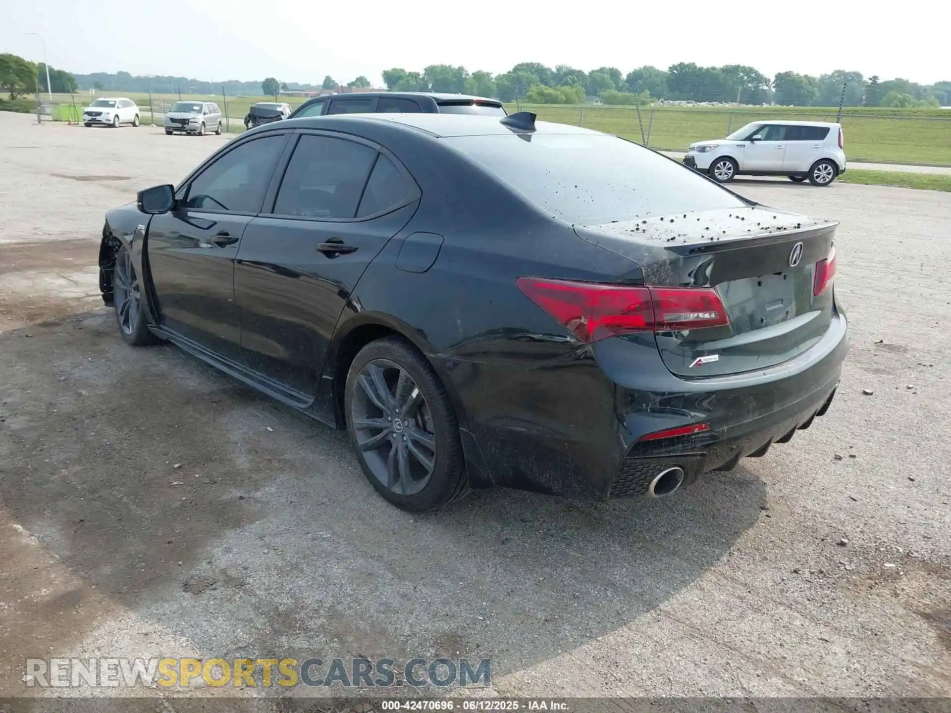 3 Photograph of a damaged car 19UUB2F65KA001341 ACURA TLX 2019