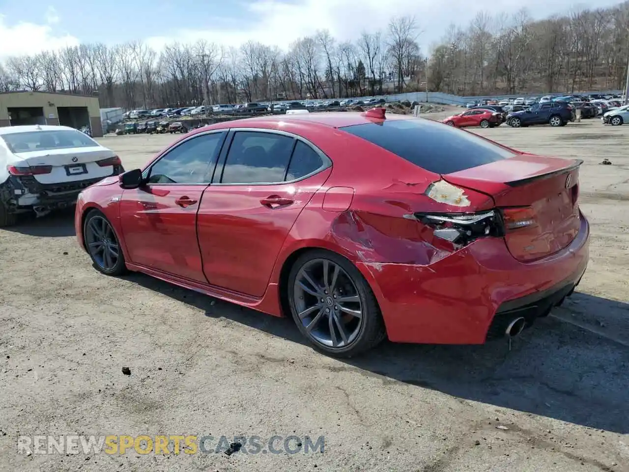 2 Photograph of a damaged car 19UUB2F69KA005117 ACURA TLX 2019