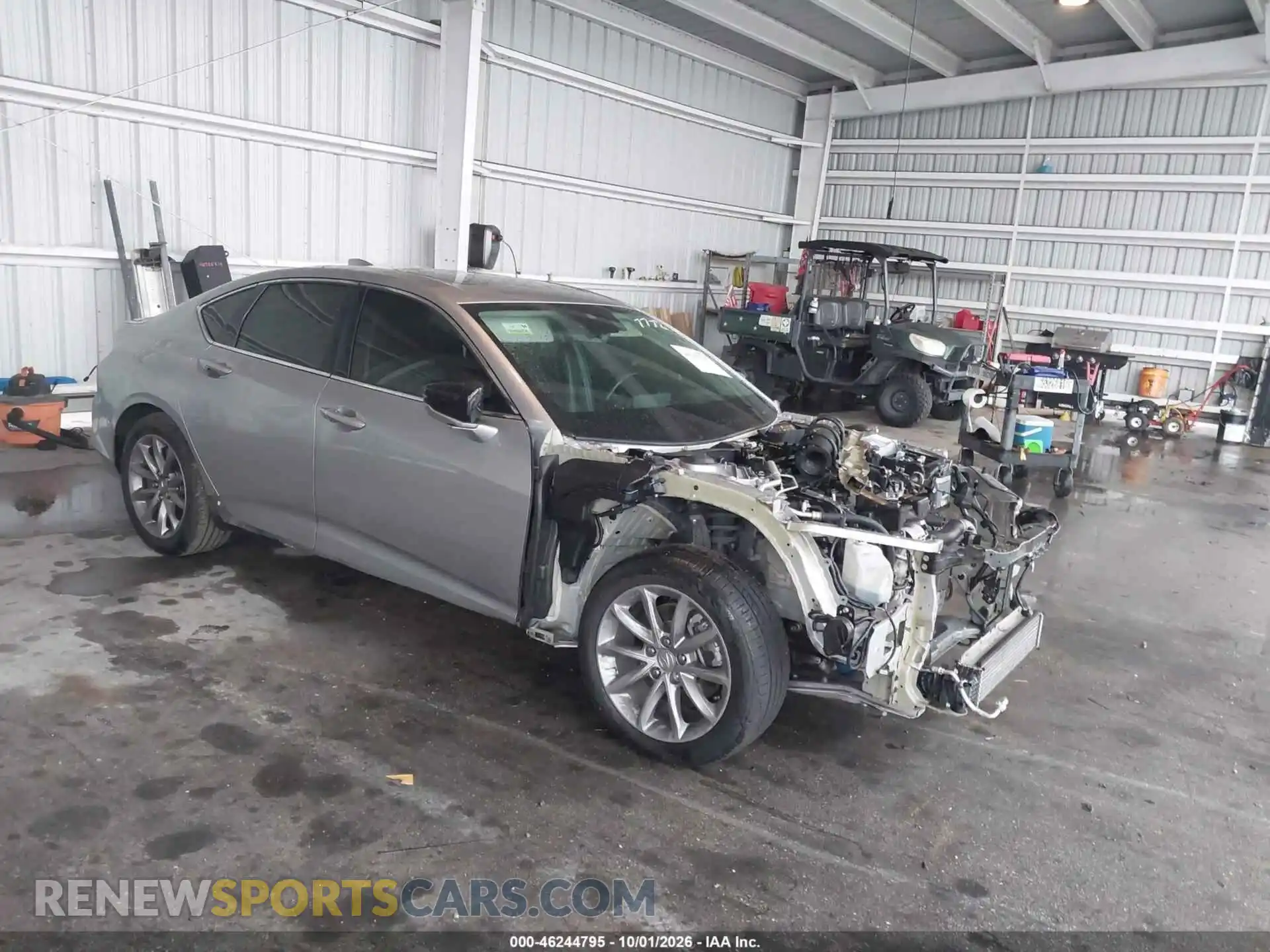 1 Photograph of a damaged car 19UUB5F34MA007772 ACURA TLX 2021