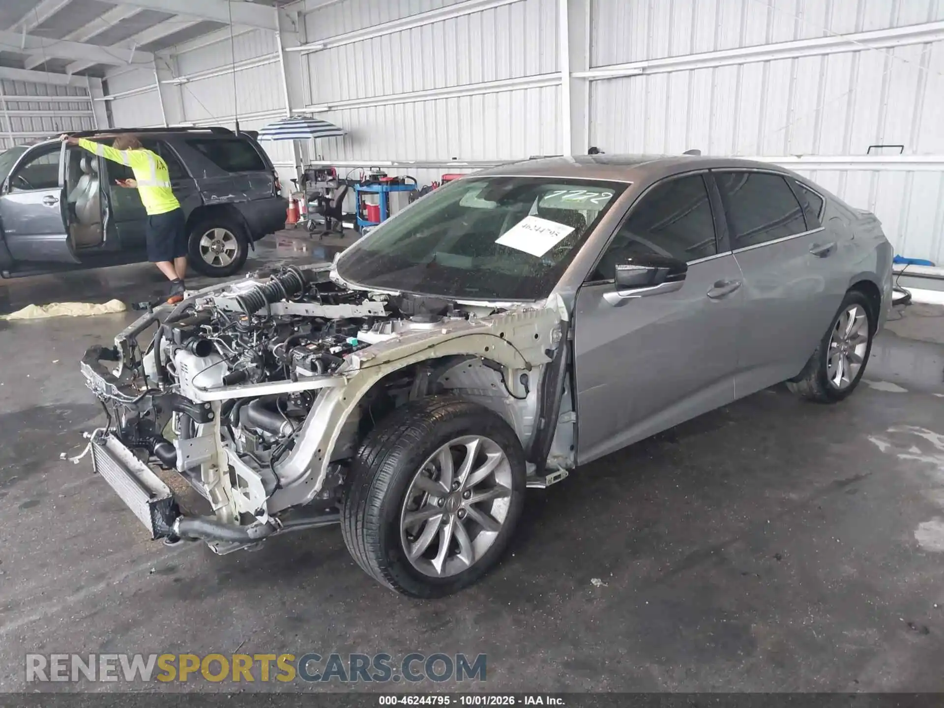2 Photograph of a damaged car 19UUB5F34MA007772 ACURA TLX 2021