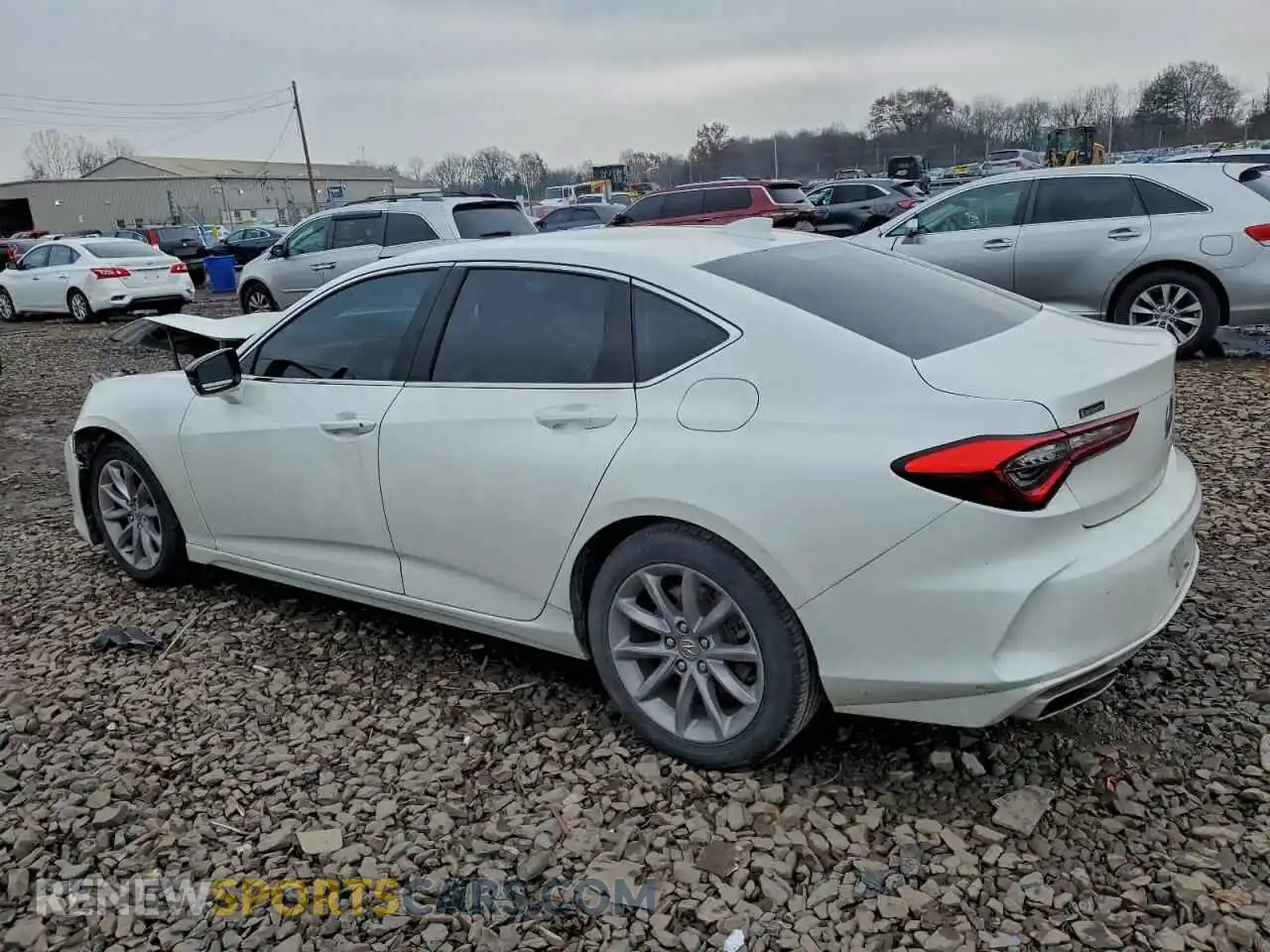 2 Photograph of a damaged car 19UUB5F37MA003828 ACURA TLX 2021