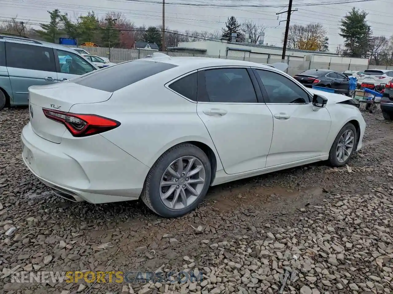 3 Photograph of a damaged car 19UUB5F37MA003828 ACURA TLX 2021