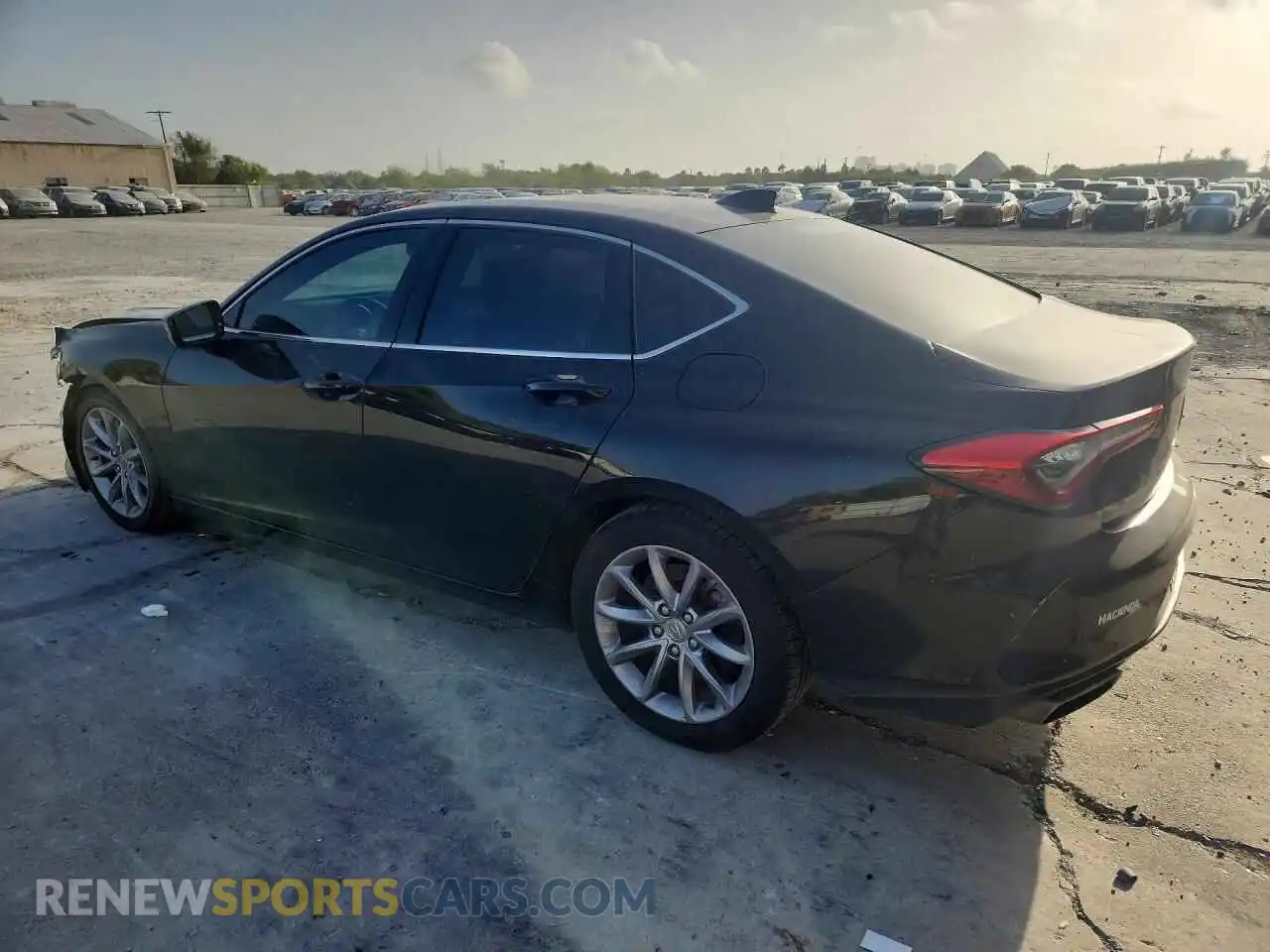 2 Photograph of a damaged car 19UUB5F38MA012490 ACURA TLX 2021