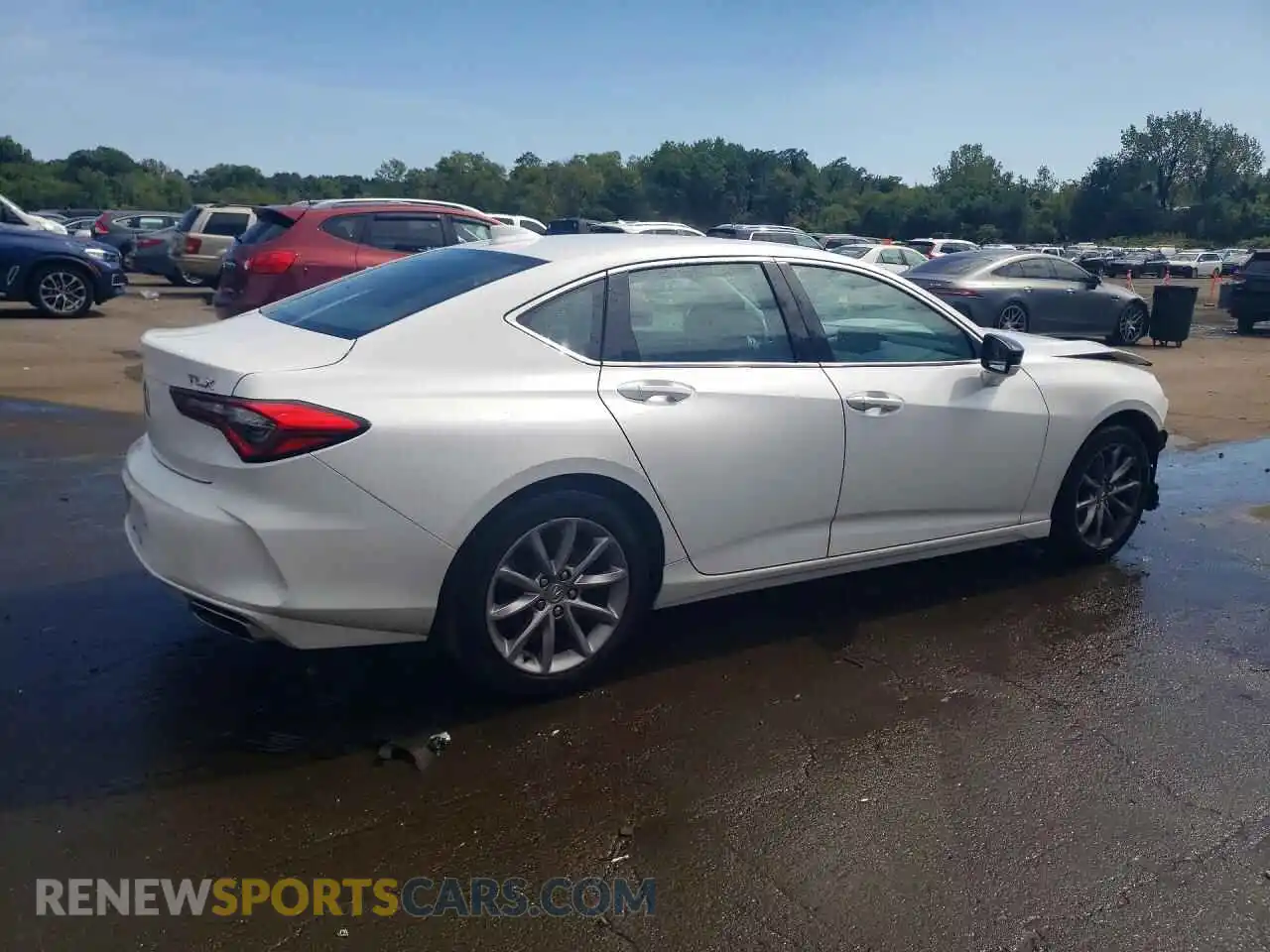 3 Фотография поврежденного автомобиля 19UUB5F39MA006276 ACURA TLX 2021