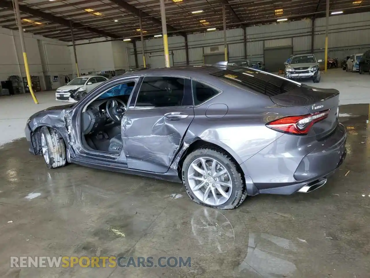 2 Photograph of a damaged car 19UUB5F39MA015107 ACURA TLX 2021