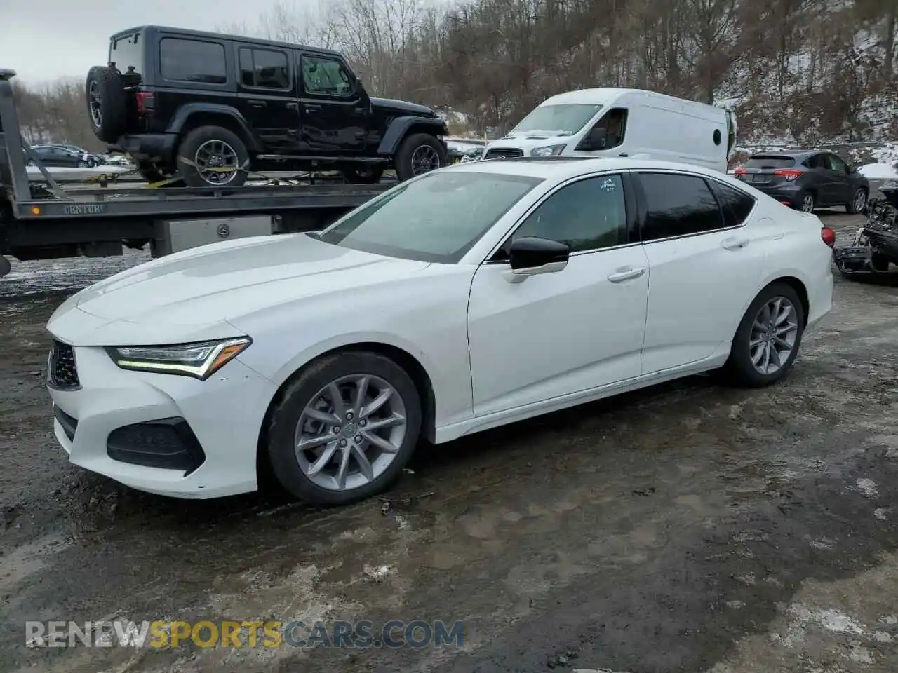 1 Photograph of a damaged car 19UUB5F3XMA000809 ACURA TLX 2021